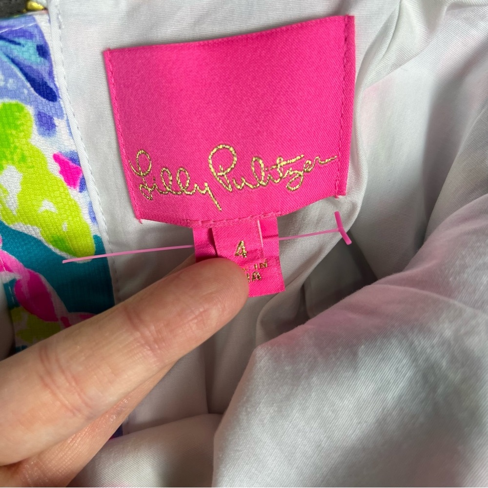 Lilly Pulitzer Colorful Floral Mini Dress - Picture 11 of 12